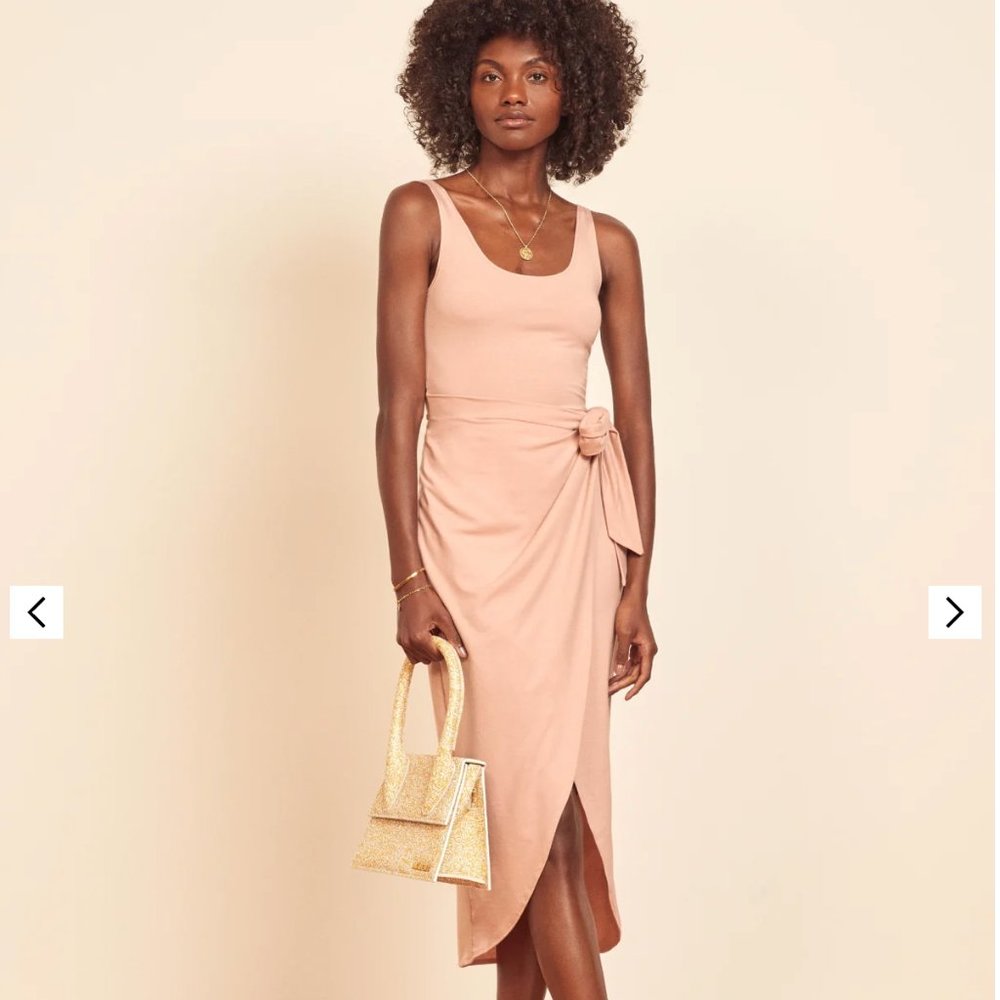 Reformation Blush Kaila Knit Dress Size XS